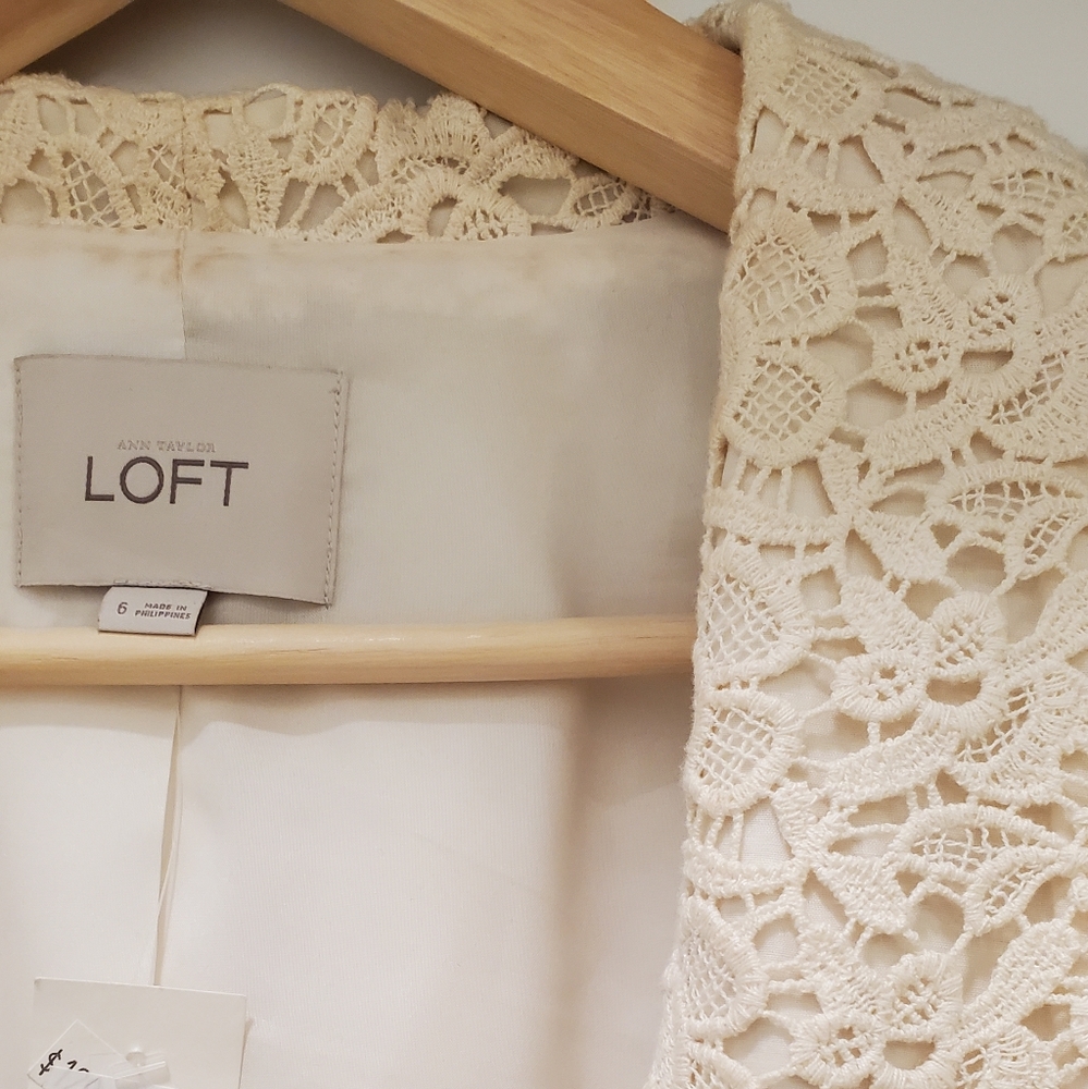 Ivory Lace Blazer